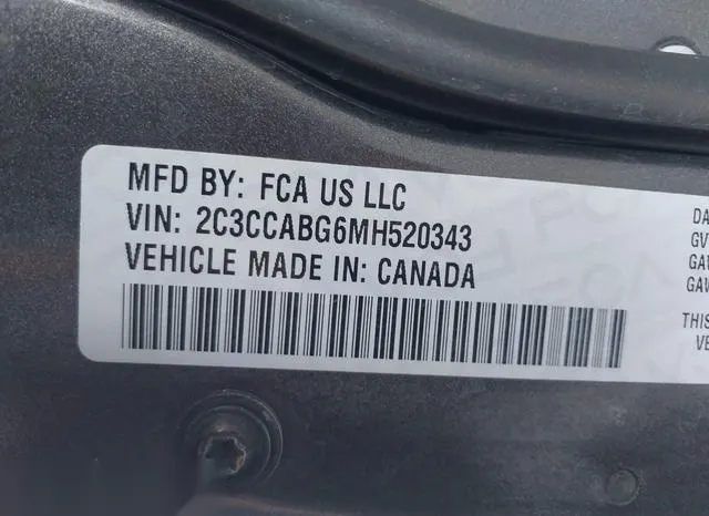 2C3CCABG6MH520343 2021 2021 Chrysler 300- 300S 9