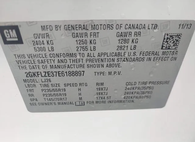 2GKFLZE37E6188897 2014 2014 GMC Terrain- Denali 9