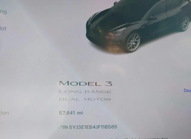 5YJ3E1EB4JF118585 2018 2018 Tesla Model 3- Long Range/Perfor 7