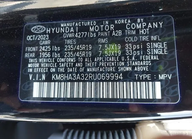 KM8HA3A32RU069994 2024 2024 Hyundai Kona- N Line 9