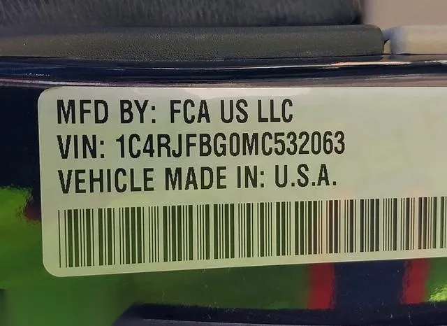 1C4RJFBG0MC532063 2021 2021 Jeep Grand Cherokee- Limited 4X4 9