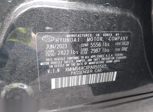 KMHM54ACXPA053565 2023 2023 Hyundai Ioniq 6- Limited 9