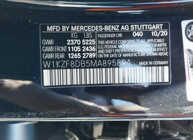 W1KZF8DB5MA895894 2021 2021 Mercedes-Benz E 350 9