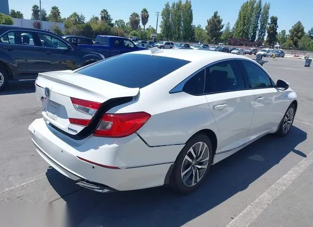 1HGCV3F58MA004169 2021 2021 Honda Accord- Hybrid Ex-L 4