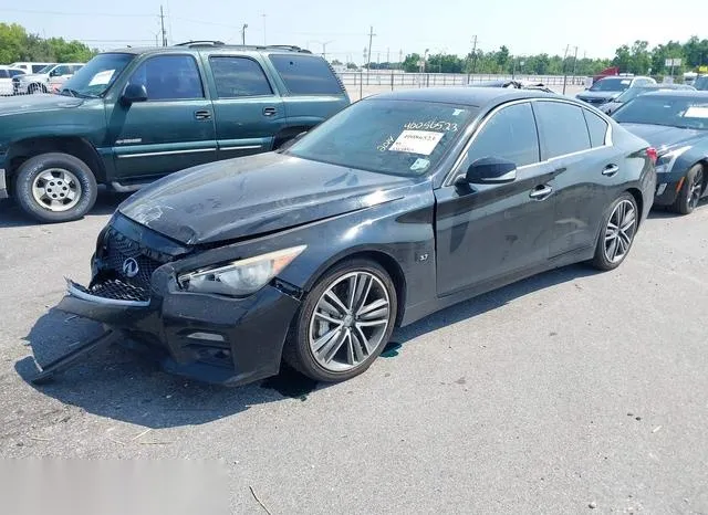 JN1BV7AP0EM682718 2014 2014 Infiniti Q50- Sport 2