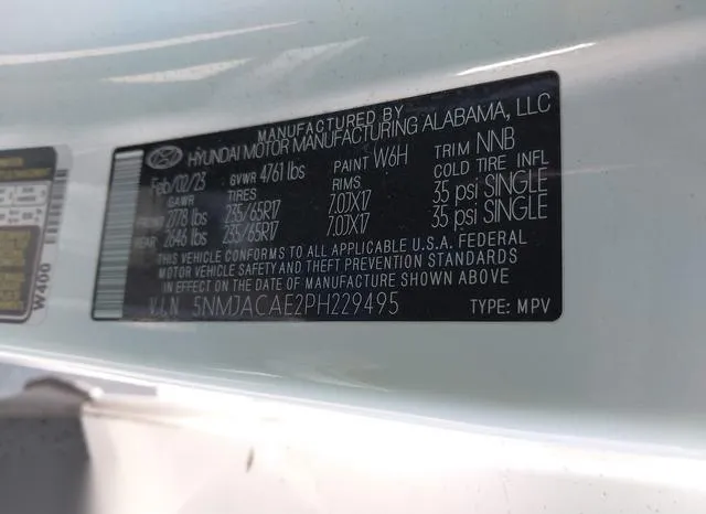 5NMJACAE2PH229495 2023 2023 Hyundai Tucson- SE 9