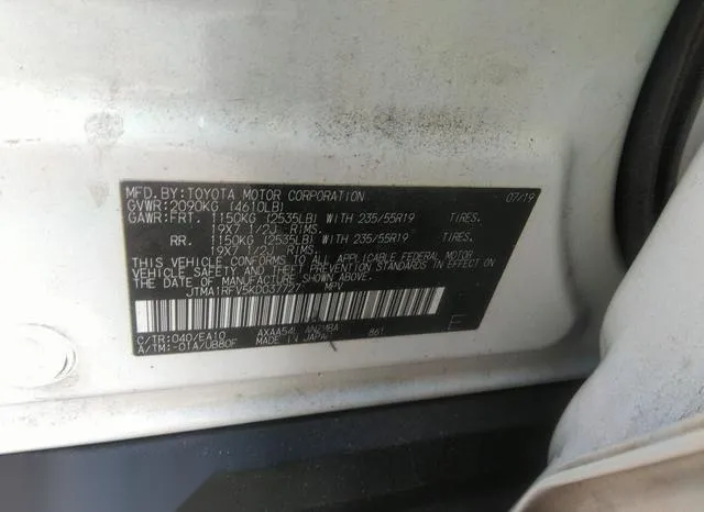 JTMA1RFV5KD037727 2019 2019 Toyota RAV4- Xle Premium 9