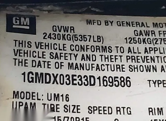 1GMDX03E33D169586 2003 2003 Pontiac Montana- M16 W/1Sv Pkg- 9