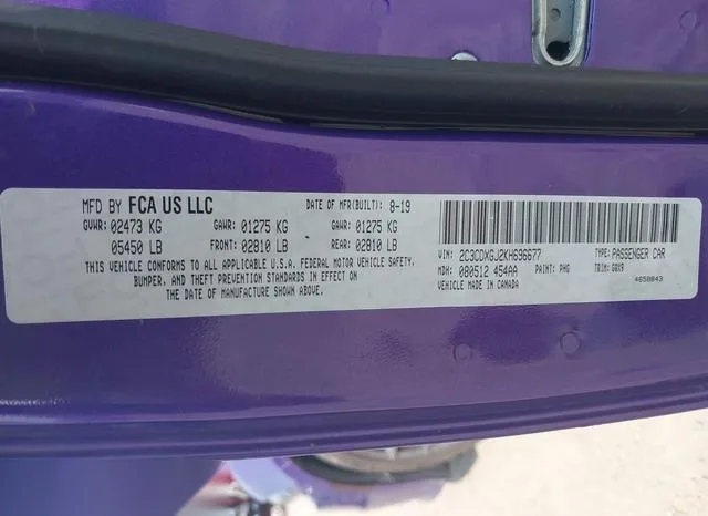 2C3CDXGJ2KH696677 2019 2019 Dodge Charger- Scat Pack Rwd 9