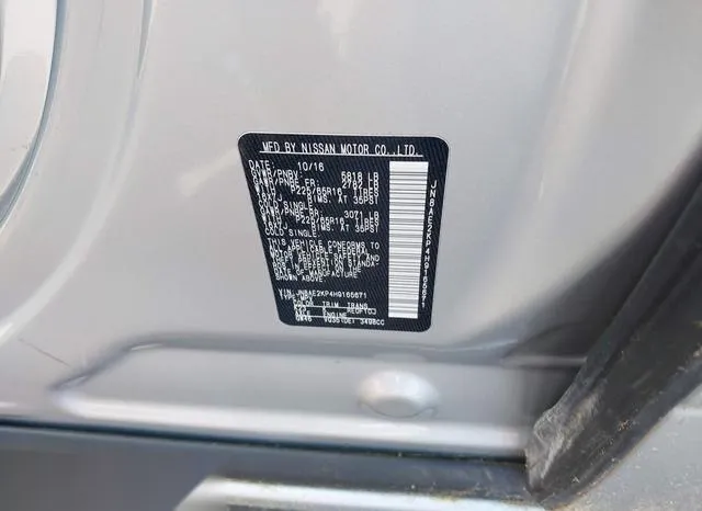 JN8AE2KP4H9165671 2017 2017 Nissan Quest- SV 9