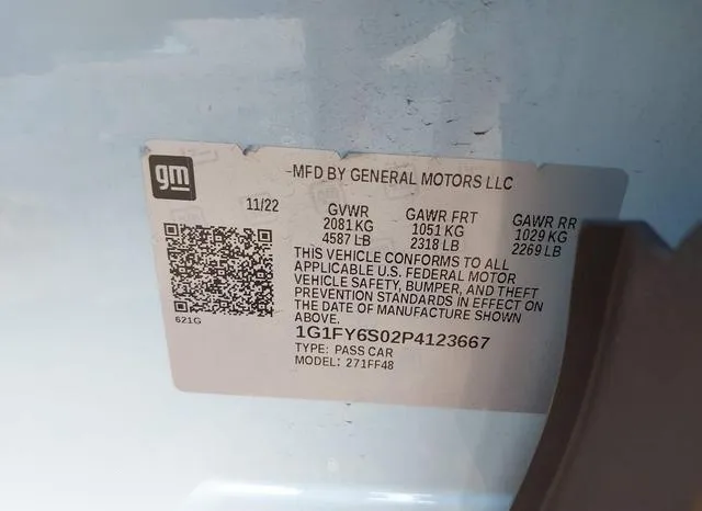 1G1FY6S02P4123667 2023 2023 Chevrolet Bolt Euv- Fwd Lt 9