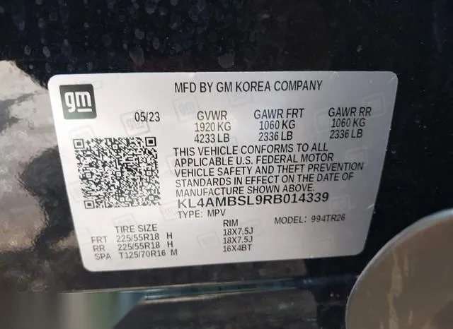 KL4AMBSL9RB014339 2024 2024 Buick Encore- GX Preferred Fwd 9