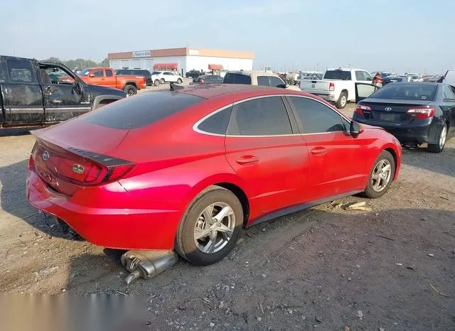 5NPEG4JA9NH143944 2022 2022 Hyundai Sonata- SE 4