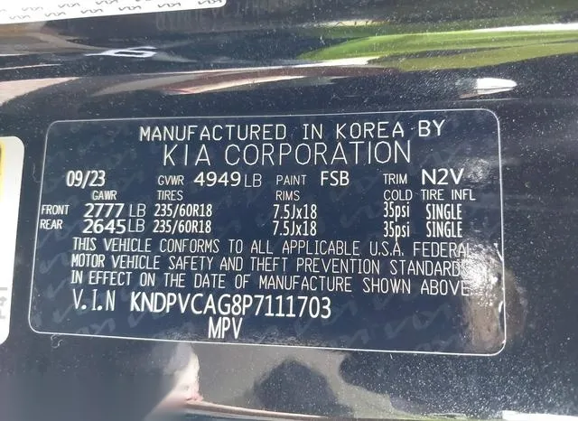 KNDPVCAG8P7111703 2023 2023 KIA Sportage Hybrid- EX 9