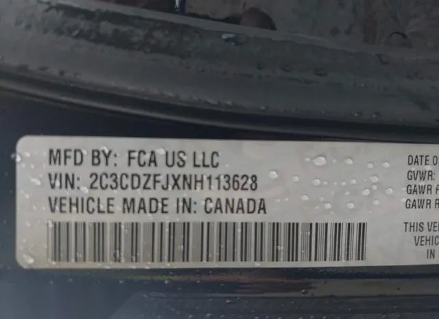 2C3CDZFJXNH113628 2022 2022 Dodge Challenger- R/T Scat Pack 9