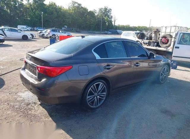 JN1BV7AR6FM398335 2015 2015 Infiniti Q50- Sport 4