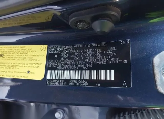 2T2HA31U75C057226 2005 2005 Lexus RX- 330 9