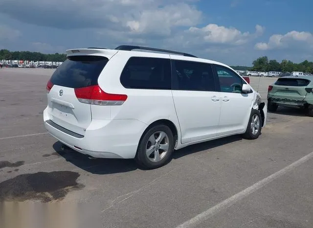 5TDKK3DC7CS192186 2012 2012 Toyota Sienna- Le V6 8 Passenger 4