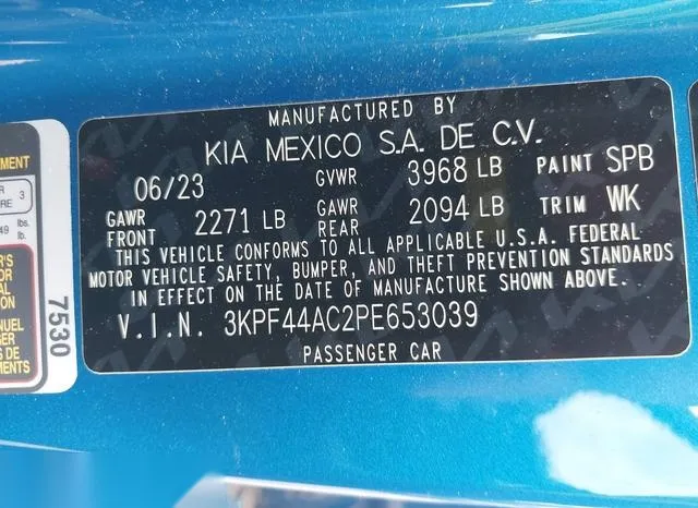 3KPF44AC2PE653039 2023 2023 KIA Forte- GT 9