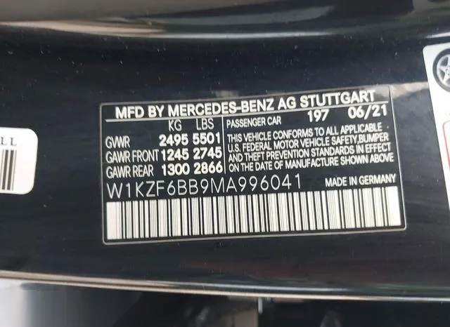 W1KZF6BB9MA996041 2021 2021 Mercedes-Benz AMG E 53- 4Matic 9