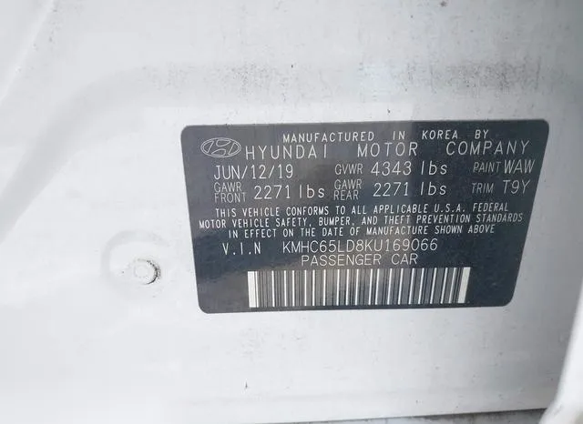 KMHC65LD8KU169066 2019 2019 Hyundai Ioniq- Plug-In Hybrid 9