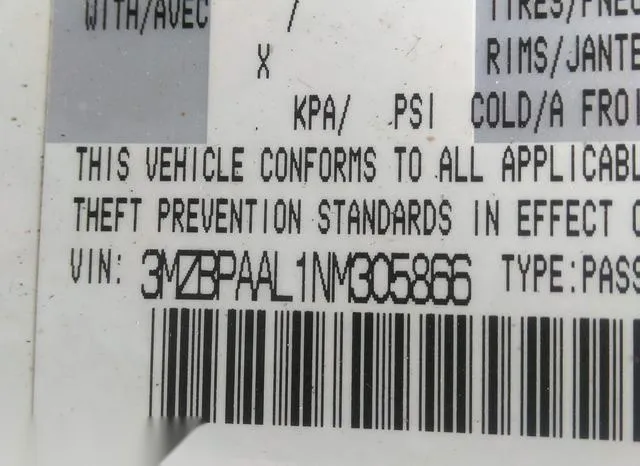 3MZBPAAL1NM305866 2022 2022 Mazda 3 9