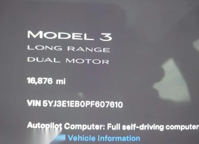 5YJ3E1EB0PF607610 2023 2023 Tesla Model 3- Long Range Dual M 7