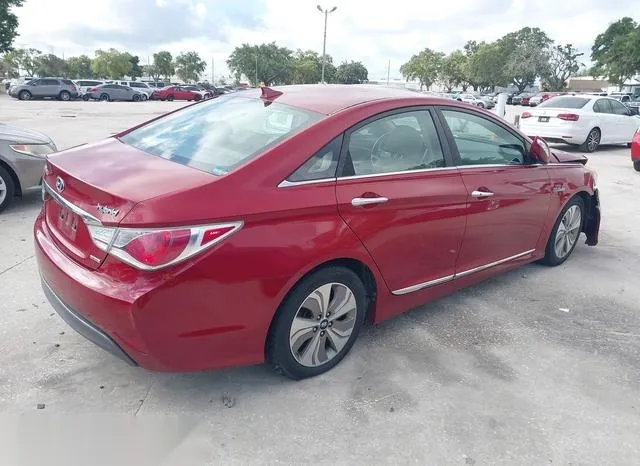 KMHEC4A43DA084011 2013 2013 Hyundai Sonata- Hybrid Limited 4