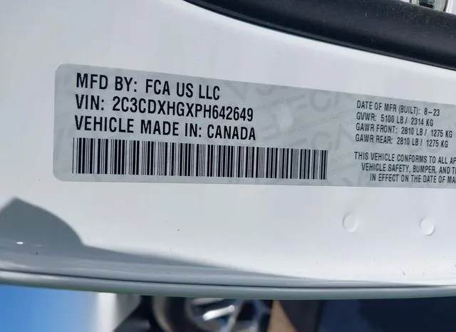 2C3CDXHGXPH642649 2023 2023 Dodge Charger- GT 9