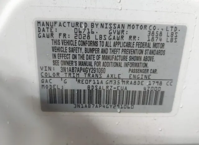 3N1AB7AP4GY291060 2016 2016 Nissan Sentra- SR 9