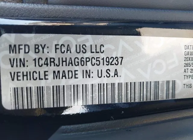 1C4RJHAG6PC519237 2023 2023 Jeep Grand Cherokee- Altitude 4X4 9