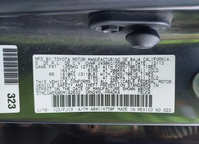 3TMLU4EN8EM142632 2014 2014 Toyota Tacoma- Base V6 9