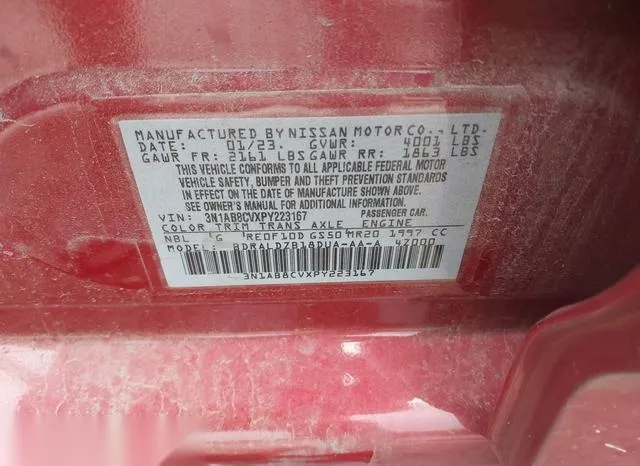 3N1AB8CVXPY223167 2023 2023 Nissan Sentra- Sv Xtronic Cvt 9