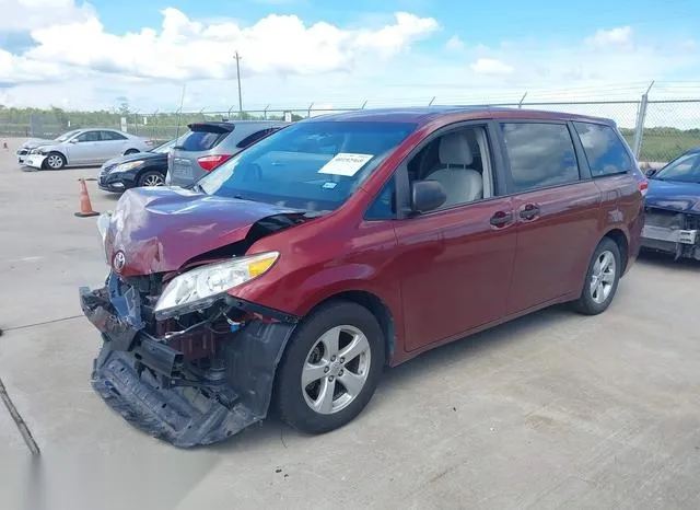 5TDZK3DC6DS288486 2013 2013 Toyota Sienna- L V6 7 Passenger 2