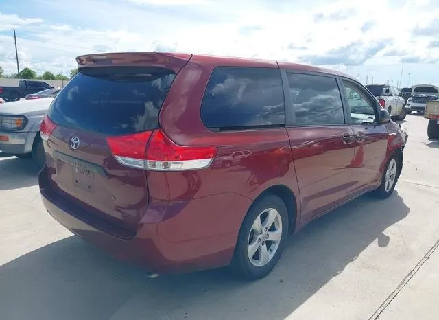 5TDZK3DC6DS288486 2013 2013 Toyota Sienna- L V6 7 Passenger 4