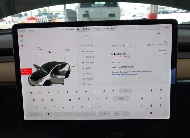 5YJYGDEF0MF216005 2021 2021 Tesla Model Y- Performance Dual  7