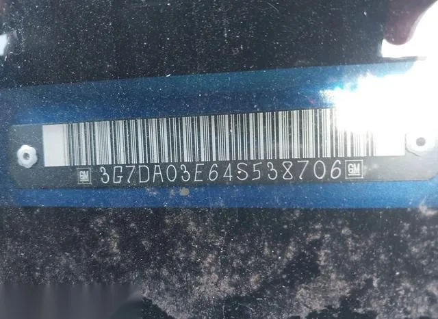 3G7DA03E64S538706 2004 2004 Pontiac Aztek 9