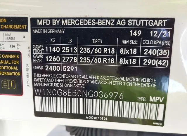 W1N0G8EB0NG036976 2022 2022 Mercedes-Benz GLC 300- 4Matic Suv 9