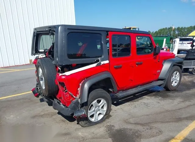 1C4HJXDN5MW510975 2021 2021 Jeep Wrangler- Unlimited Sport S 4