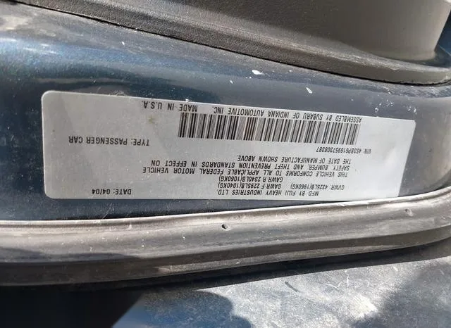 4S3BP616957308387 2005 2005 Subaru Legacy- 2-5I 9