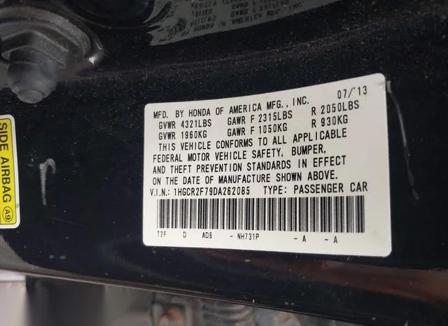 1HGCR2F79DA262085 2013 2013 Honda Accord- EX 9