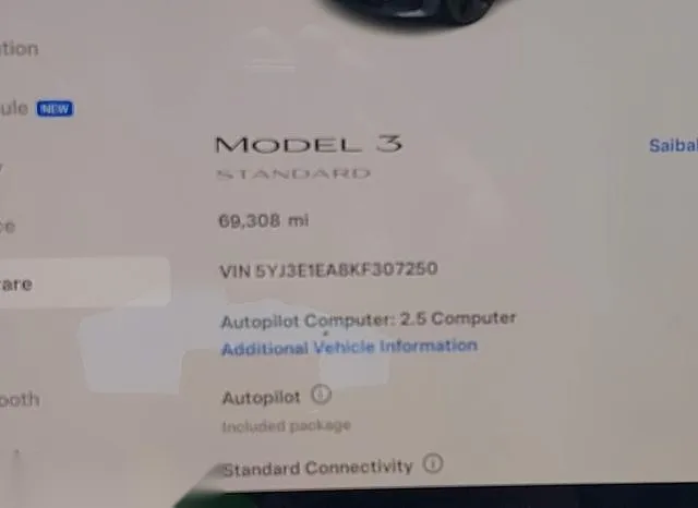 5YJ3E1EA8KF307250 2019 2019 Tesla Model 3- Long Range/Mid Ra 7