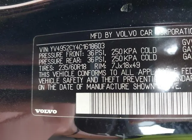 YV4952CY4C1618603 2012 2012 Volvo XC90- 3-2/3-2 Platinum/3 9