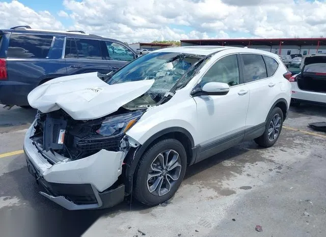 5J6RW2H87NA009561 2022 2022 Honda CR-V- Awd Ex-L 2