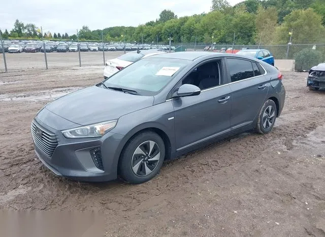 KMHC75LC7KU130778 2019 2019 Hyundai Ioniq- Hybrid Sel 2