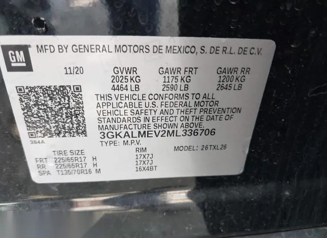 3GKALMEV2ML336706 2021 2021 GMC Terrain- Fwd Sle 9