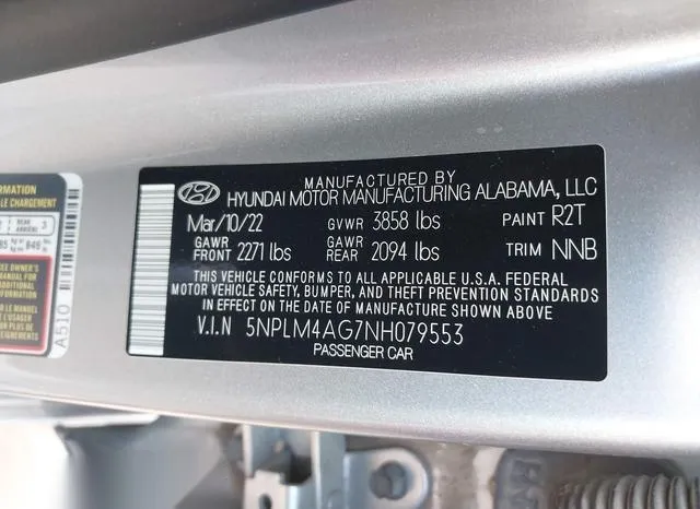 5NPLM4AG7NH079553 2022 2022 Hyundai Elantra- Sel 9