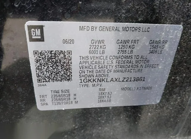 1GKKNKLAXLZ213861 2020 2020 GMC Acadia- Fwd Sle 9