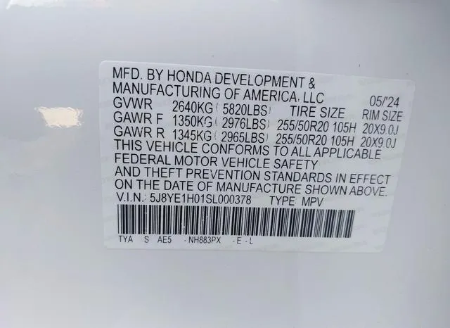 5J8YE1H01SL000378 2025 2025 Acura MDX- A-Spec 9