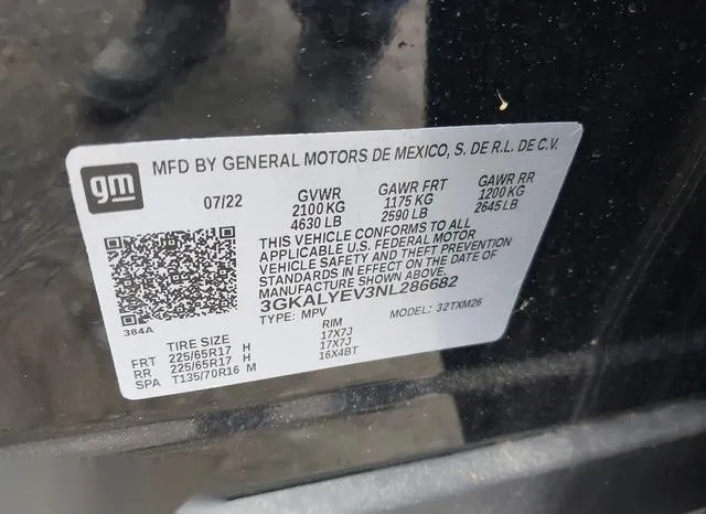 3GKALYEV3NL286682 2022 2022 GMC Terrain- Awd At4 9